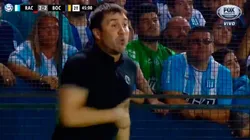 Coudet y un gesto polémico