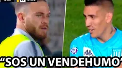 Picante cruce entre Nandez y Centurión.