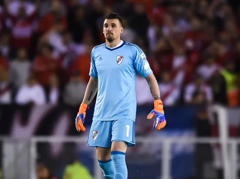 Franco Armani confirmó la gravedad de su lesión y si juega contra Gremio