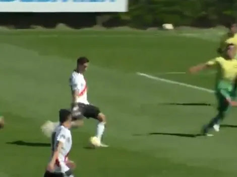 La figura que sorprendió y captó todos los focos en el partido de la reserva de River