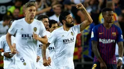 Garay puso el 1-0 para Valencia