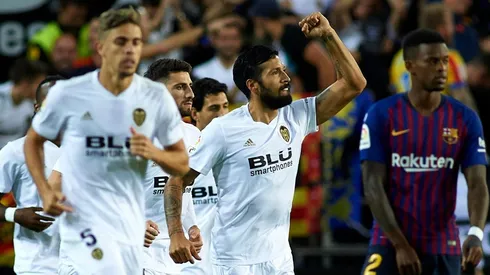 Garay puso el 1-0 para Valencia