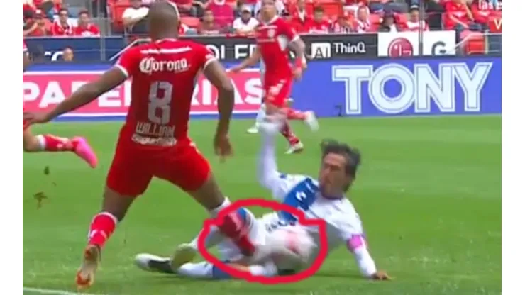 DURÍSIMA. La acción irresponsable del zurdo ex-América.