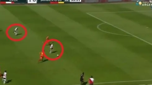 Asistencia de Scocco y gol de Borré.