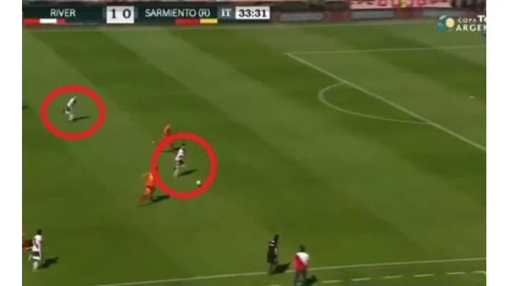Asistencia de Scocco y gol de Borré.