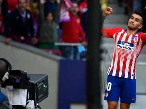 Con un golazo de Ángel Correa el Atlético Madrid es líder de LaLiga