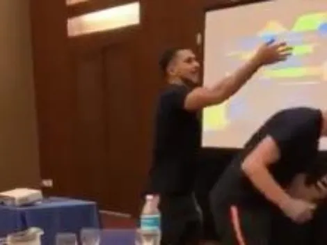 Marchesín hizo guerra en la comida del América, Henry Martin lo trolleó y él lo acusó de bullying