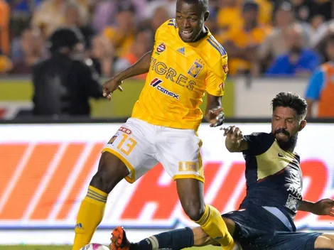 Frente a Tigres, América perdió a su goleador: Oribe Peralta sufrió una lesión y fue reemplazado