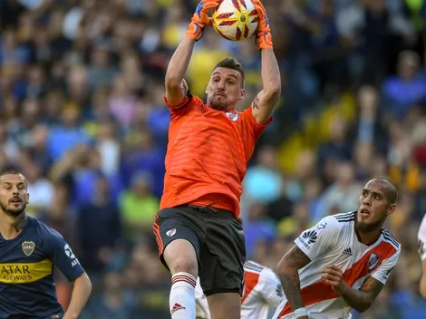 Armani presumió de la admiración que le tienen los hinchas de Boca