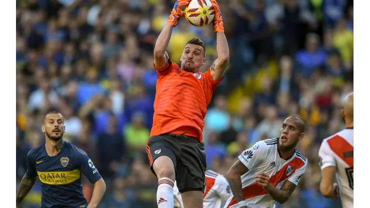 Armani presumió de la admiración que le tienen los hinchas de Boca