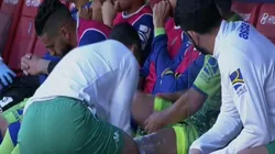ADIÓS. El zurdo sintió un pinchazo y pidió el cambio.