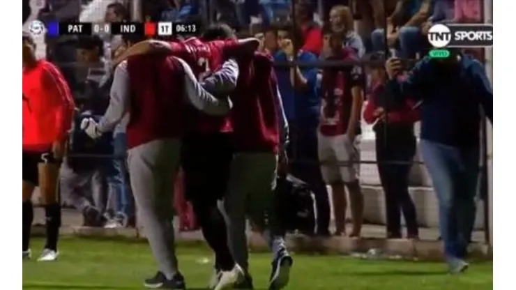 Alan Franco, el primer lesionado en Independiente.