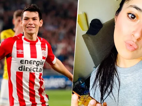El tierno posteo de Hirving Lozano para su novia tras convertir dos goles con PSV
