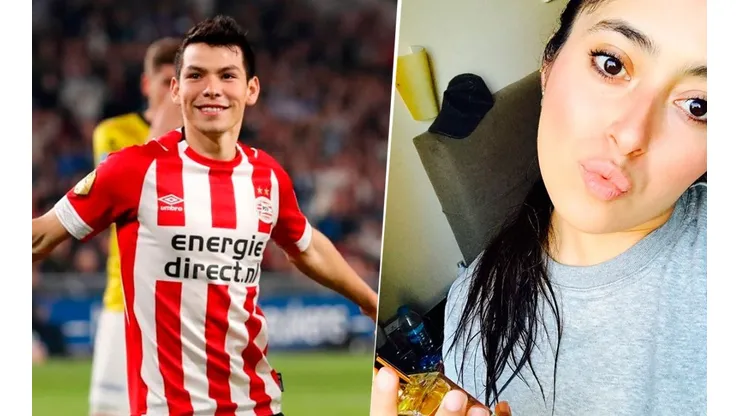 El tierno posteo de Hirving Lozano para su novia tras convertir dos goles con PSV