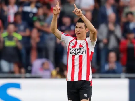 De penal, Chuky Lozano selló su doblete en la paliza de PSV