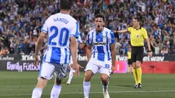Guido Carrillo celebra el tanto del triunfo.