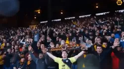 Fanático del América con Raúl Jiménez.