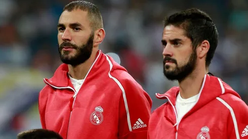 Foto de Isco con Benzema.