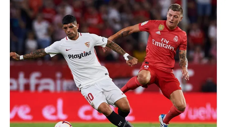 Foto de Banega, jugador de Sevilla.