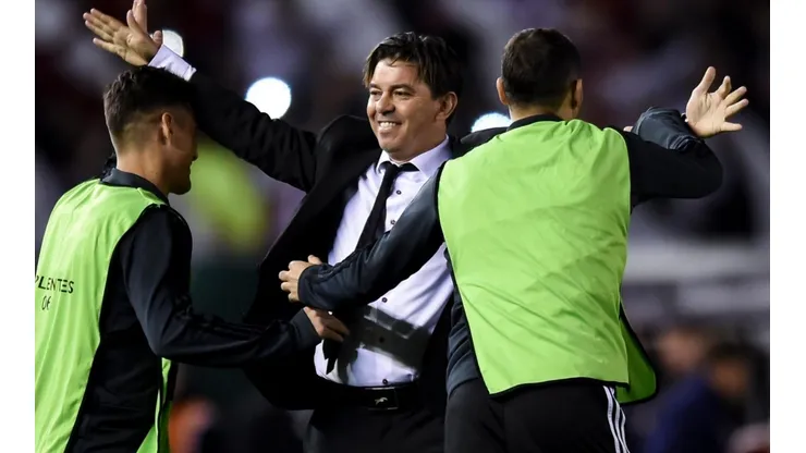 Foto de Marcelo Gallardo en el duelo ante Independiente.