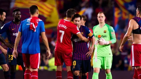 Stuani, el goleador que le arrebató el puesto a Messi.