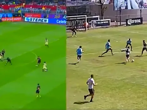En el entrenamiento, Jorge Sánchez repitió un golazo idéntico al que le había hecho al Morelia en la Liga MX
