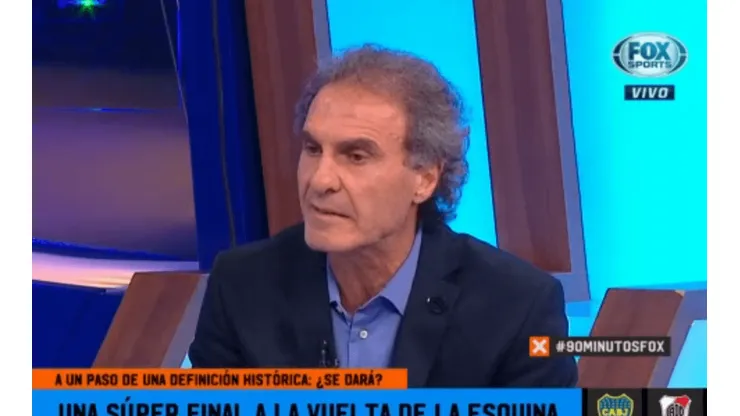 Oscar Ruggeri, panelista de Fox Sports