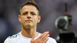 Foto de Javier Hernández, jugador de la Selección de México.