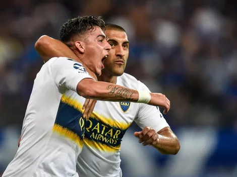 Pavón dejó afónicos a los hinchas de Boca después de la asistencia de pecho de Wanchope