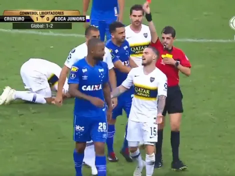 Dedé el "Carnicero": ya con amarilla, le fue mal a Pavón y se fue expulsado