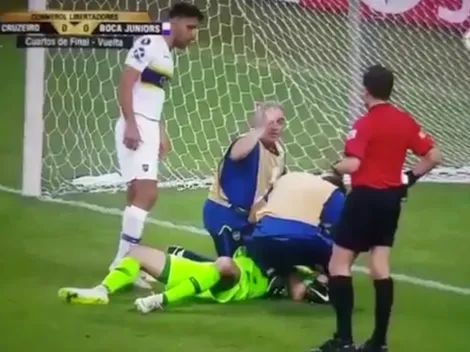 Esto es Boca: el médico, mientras atendía a Rossi, le pidió amarilla al árbitro