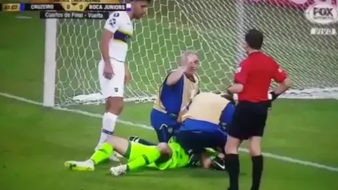 Foto captura del épico momento.