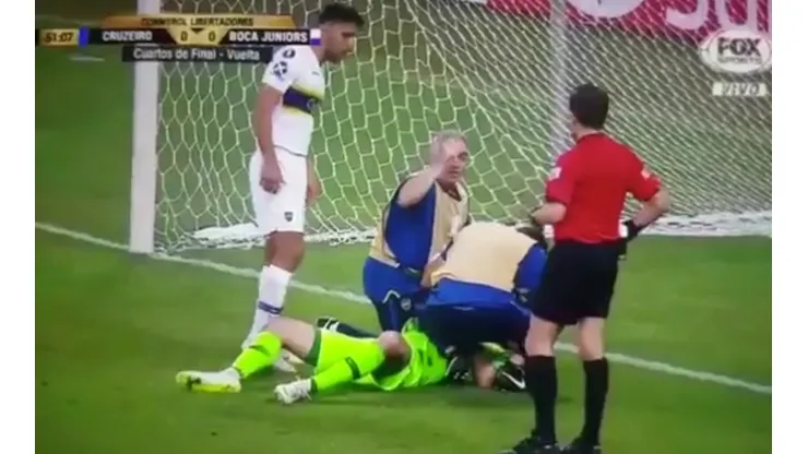 Foto captura del épico momento.