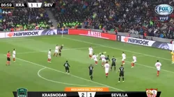 Kranosdar se lo remontó al Sevilla a los 87' ¡de una chilena espectacular!