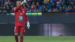 A Pérez no le molestó el cambio de arquero.