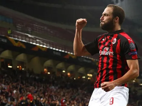 Higuaín y un gol 'a lo Pipa' para que Milan se lo de vuelta al Olympiakos en 5 minutos