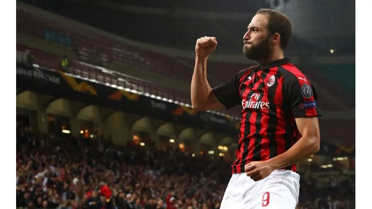 Gol de Higuaín al Olympiakos.