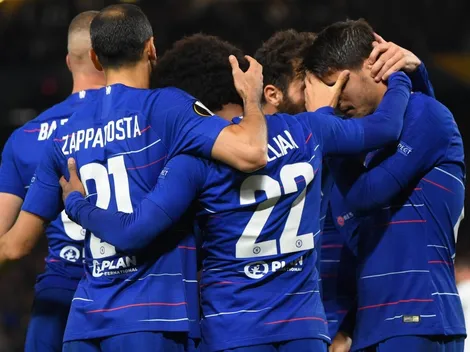 Morata por fin la metió y le dio la victoria al Chelsea en la Europa League