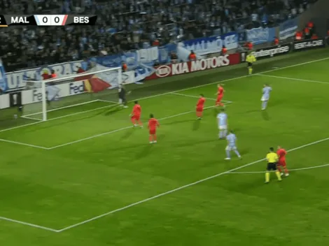 Ay, Karius: calculó como peor pudo y al Besiktas le anotaron un gol insólito