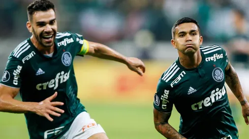 Dudu festeja su gran gol ante Colo Colo