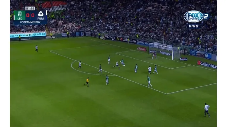 Golazo de González para el 1 a 0.