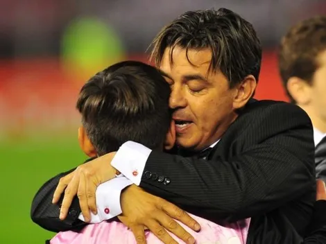 Es un genio: el hijo de Gallardo reveló qué le dijo a su papá antes del partido con Independiente