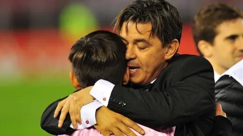 Es un genio: el hijo de Gallardo reveló qué le dijo a su papá antes del partido con Independiente