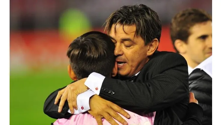 Es un genio: el hijo de Gallardo reveló qué le dijo a su papá antes del partido con Independiente