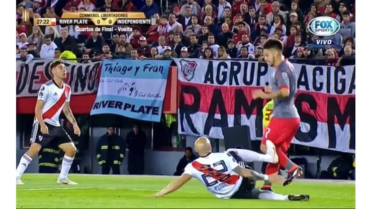 Pinola mandó a dormir a todos los que pedían penal y roja por su patada