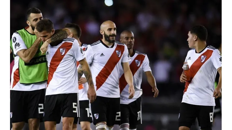 Montiel, bastión en la defensa de River.