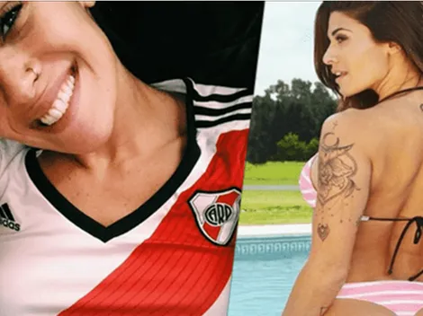 Descontrolada y como loca, Ivana Nadal se filmó cantando en la cancha y enamoró a los hinchas de River