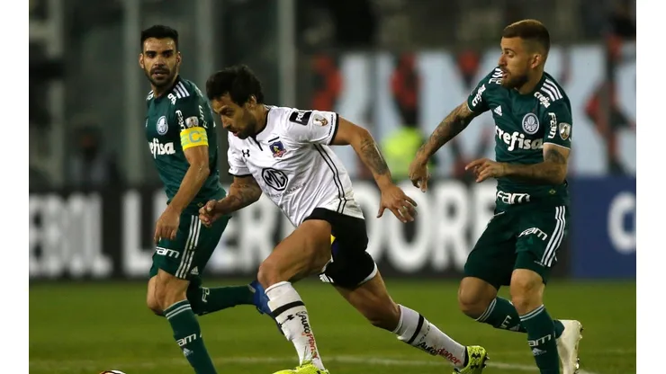 Palmeiras vs Colo Colo por la Copa Libertadores.