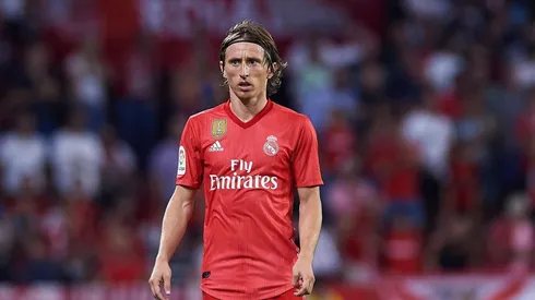 Foto de Luka Modric, jugador de Real Madrid.
