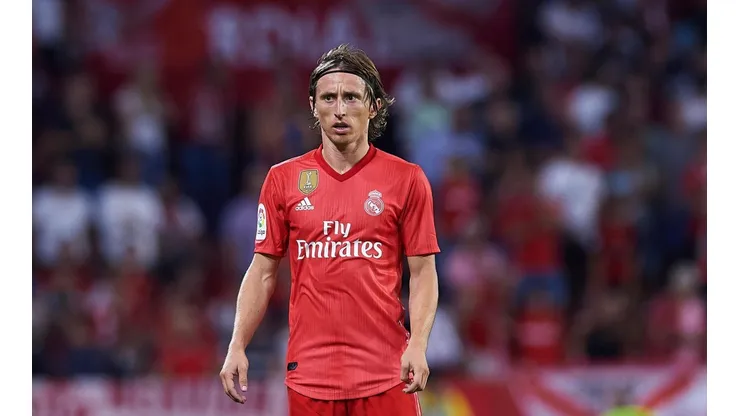Foto de Luka Modric, jugador de Real Madrid.